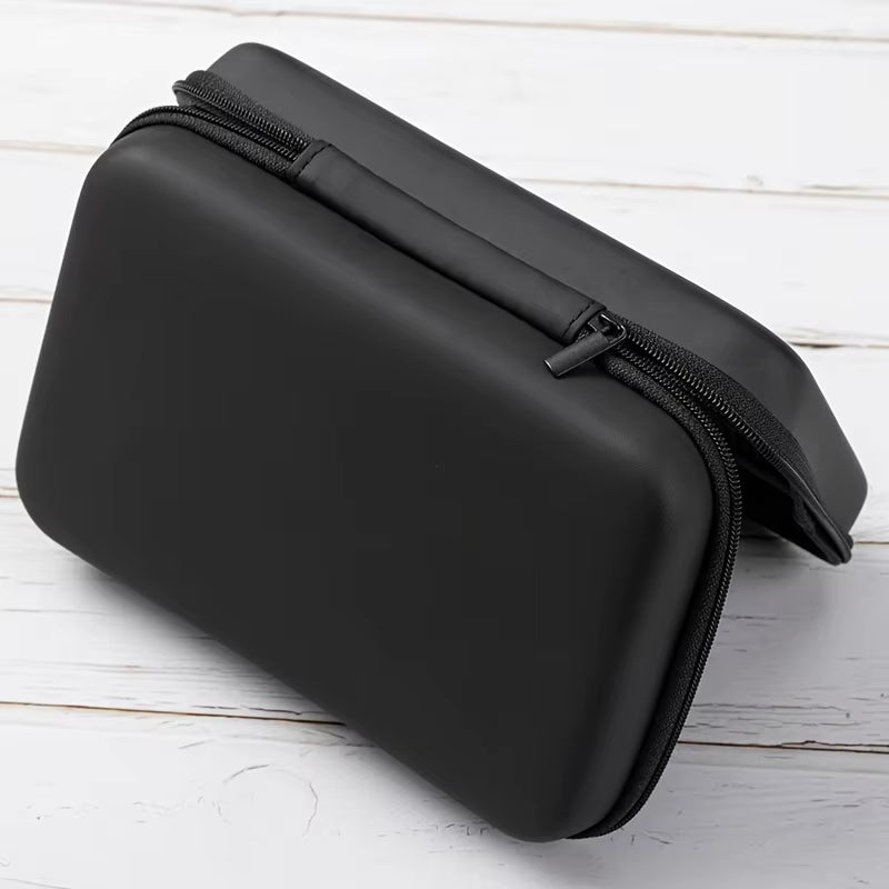 Handheld Game Console Carrying Case, Protective Travel Retro Mini Player Box for Charging Cable, Earpods, Batteries