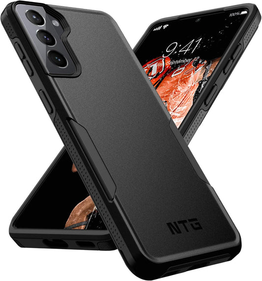 [1St Generation Designed for Samsung S21 Case (Not for S21 Plus&S21 Ultra), Heavy-Duty Tough Rugged Lightweight Slim Shockproof Protective Case for Samsung Galaxy S21 6.2 Inch, Black