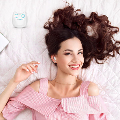 Wireless Earbuds for Kids, Headphones with Cute Panda Charging Case with Mic, Noise Cancelling,Typ-C, 3D Stereo Waterproof Bluetooth Buds for Sport & Outwork,3 X Ear Caps(S,M,L)